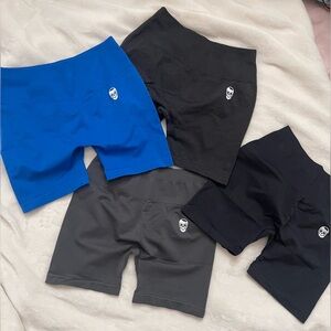 4 pairs viral Gym Reapers shorts